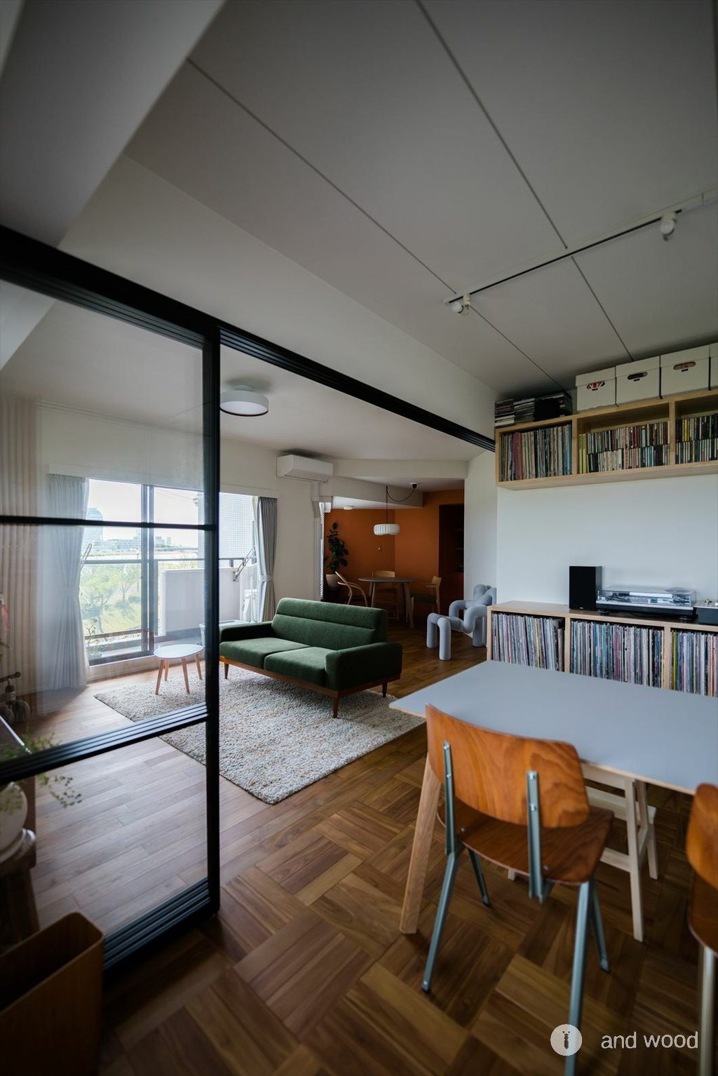 チーク パーケット ＆ ユニ フローリング 施工例 アンドウッド andwood 7