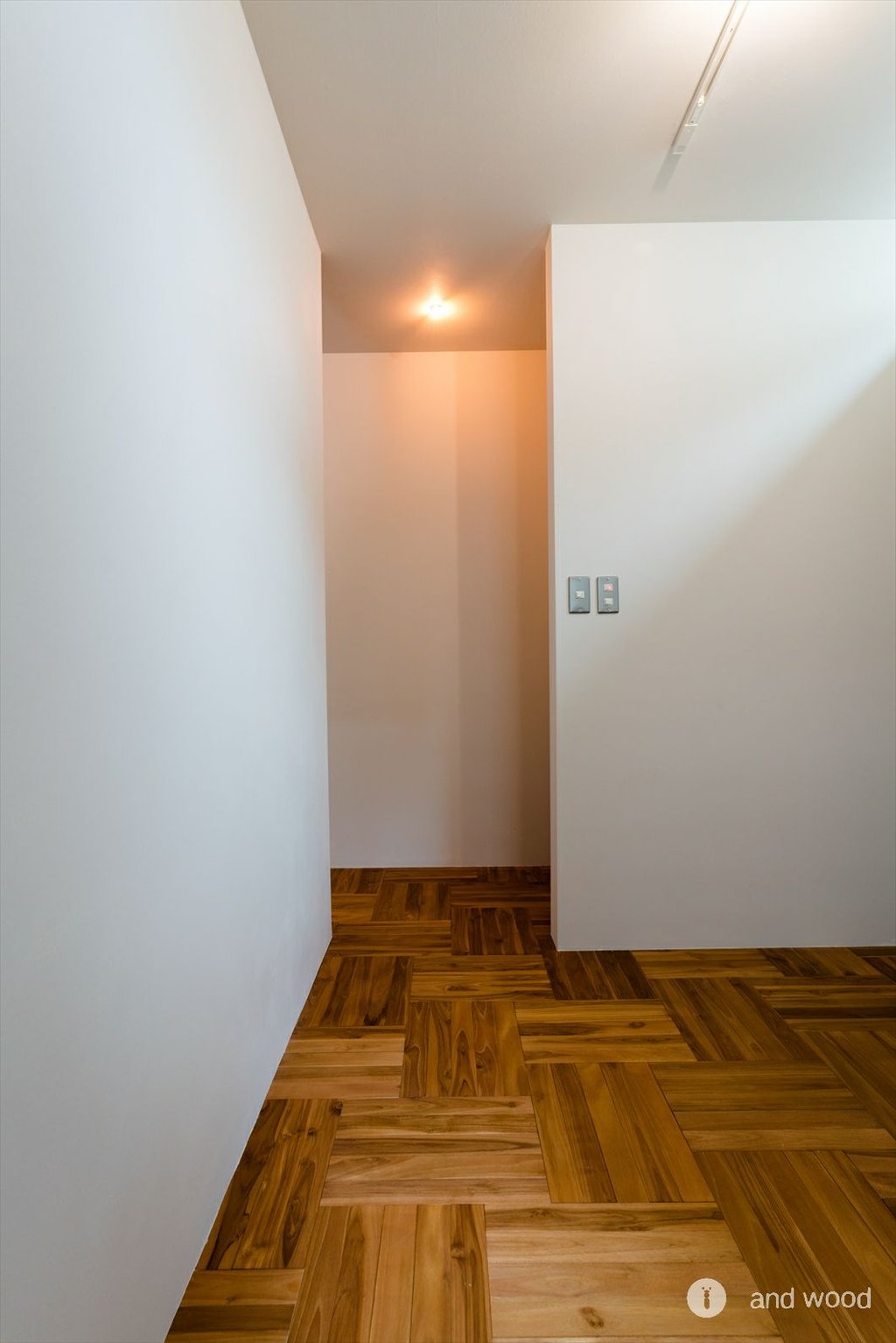 チーク ヘリンボーン 重ね ナチュラル フローリング 戸建リノベ アンドウッド andwood 1