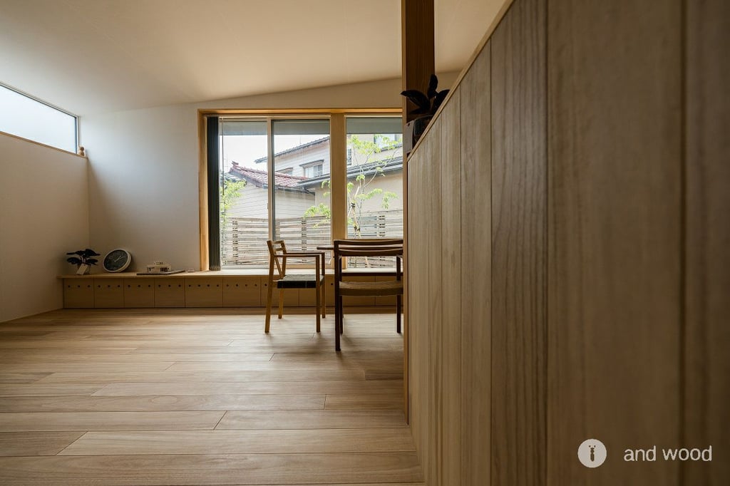 桐 キリ 無垢 フローリング オスモ 施工例 アンドウッド andwood 