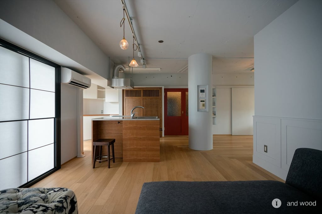 オーク ナラ ナチュラル フローリング アンドウッド andwood 施工例 8