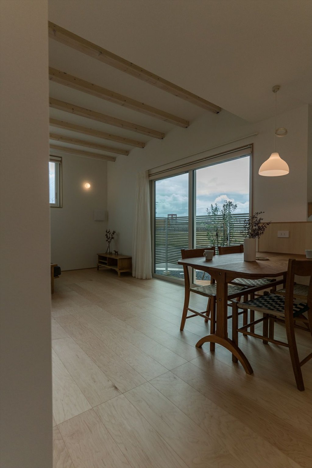 メープル プライウッド すだれ張り フローリング 幅広 施工例 新築戸建 アンドウッド andwood 5