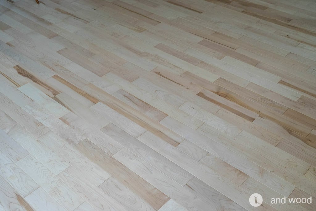 メープル プライウッド キャラクター 幅狭 フローリング 施工例 新築戸建 アンドウッド andwood 2