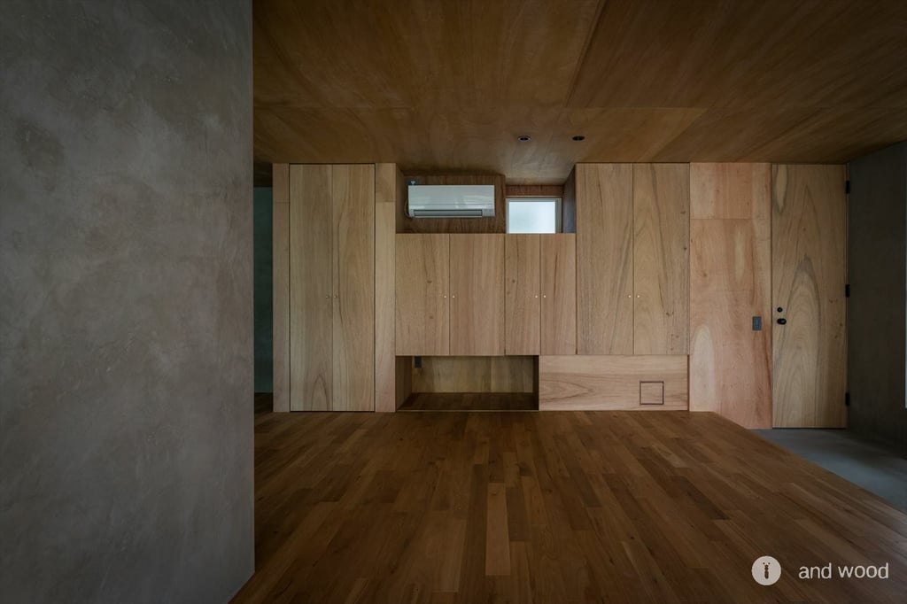 オーク プライウッド フローリング  乱尺 90 アンドウッド andwood 施工例 9