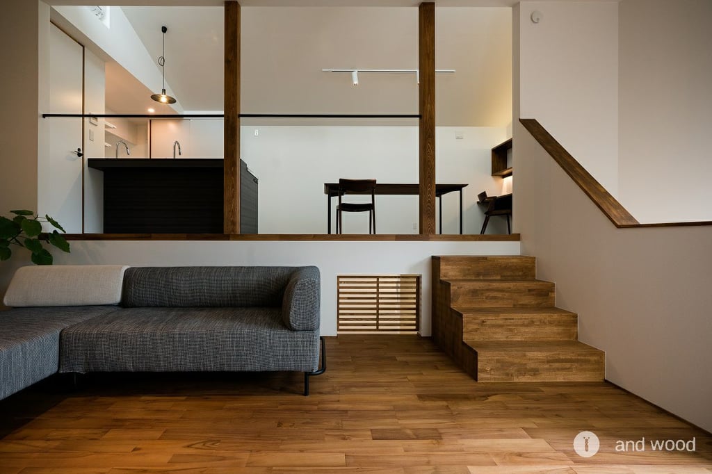 チーク ユニ フローリング 施工例 新潟 アンドウッド andwood 6