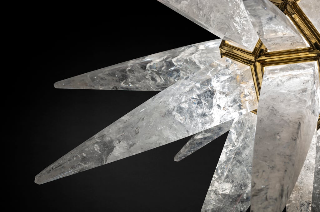 ROCK CRYSTAL LIGHTING BY ALEXANDRE VOSSION