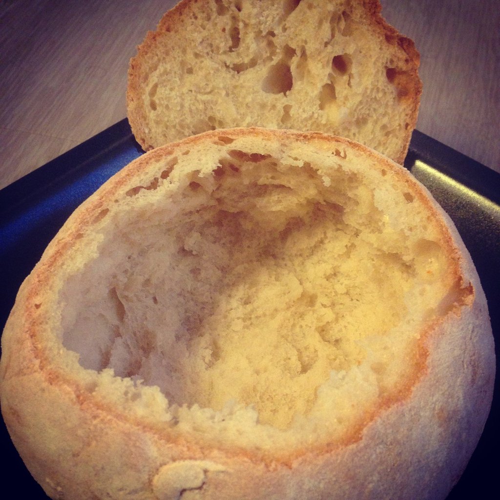 Brotlaib - Vorher, ohne Suppe.