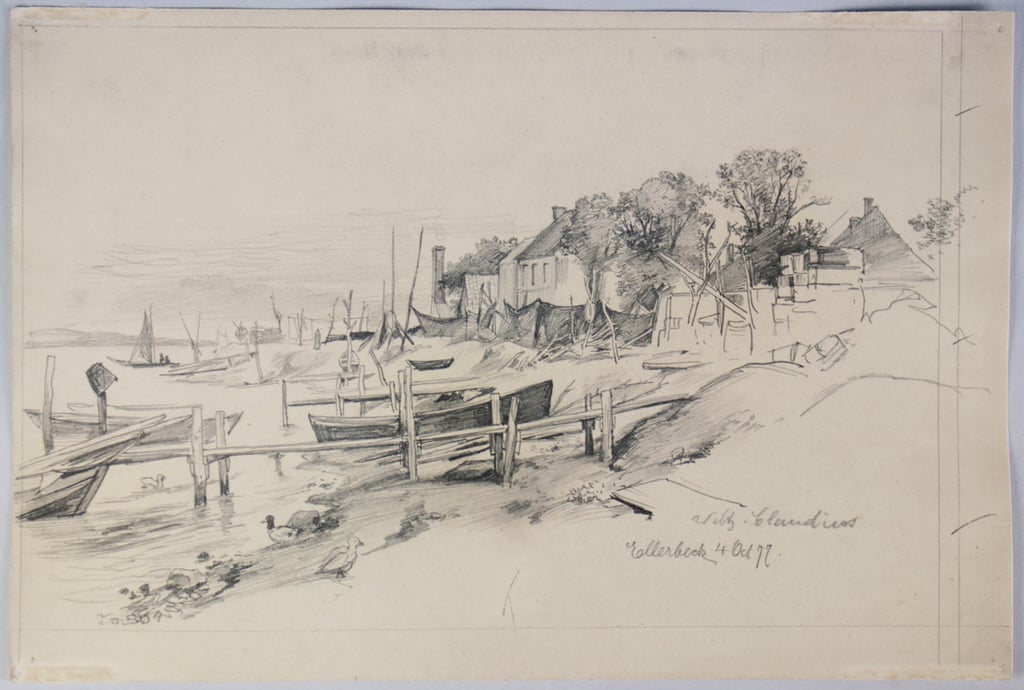 Wilhelm Claudius, Ellerbek, Kieler Ostufer