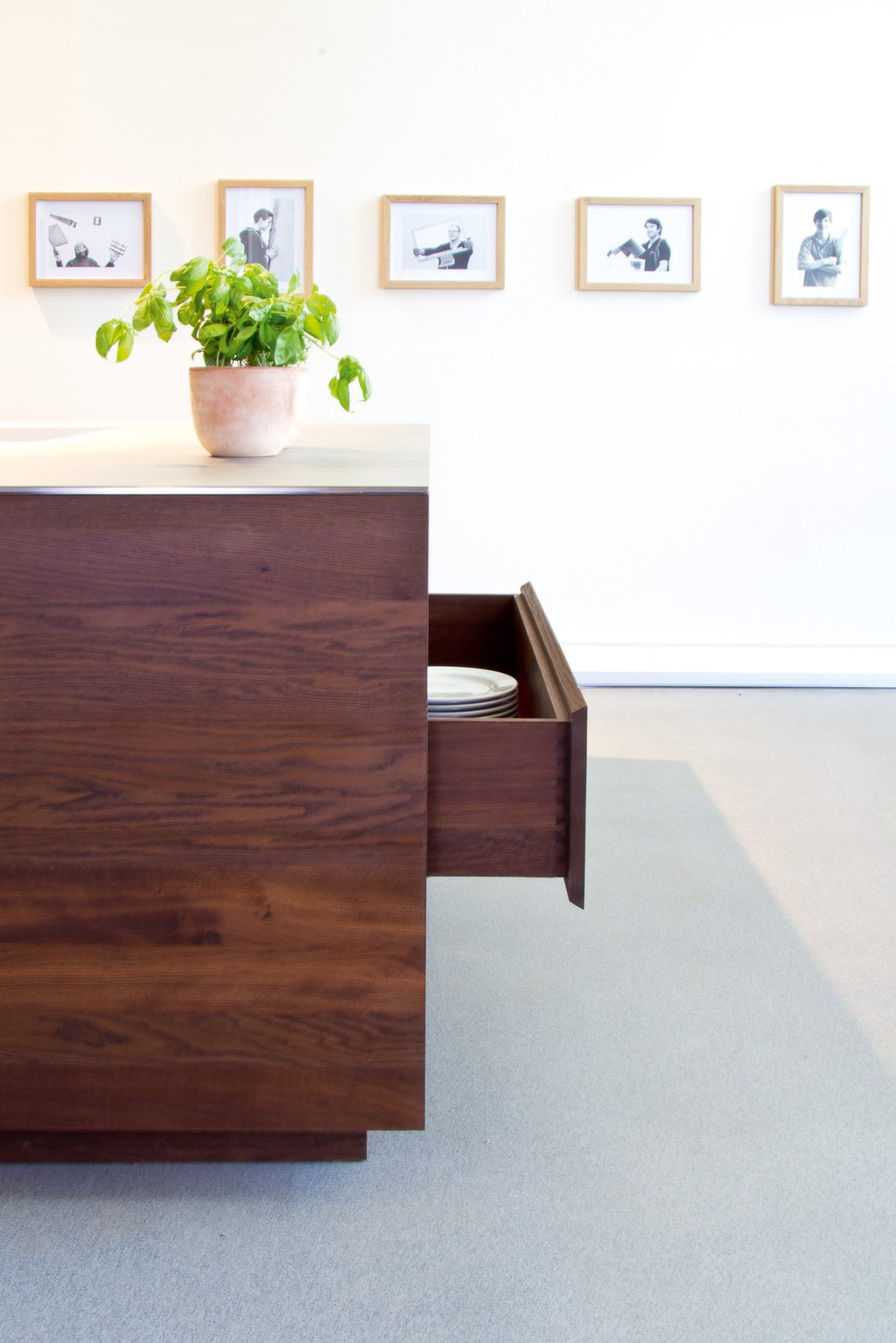 Küche in gedämpfter Eiche, privat