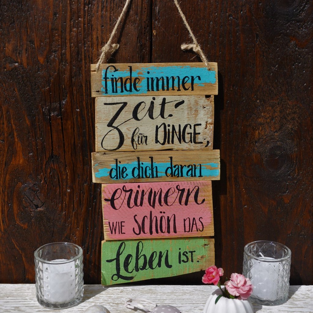 finde immer Zeit   Nr. 1     32cm/ 18cm  Fr. 62.-