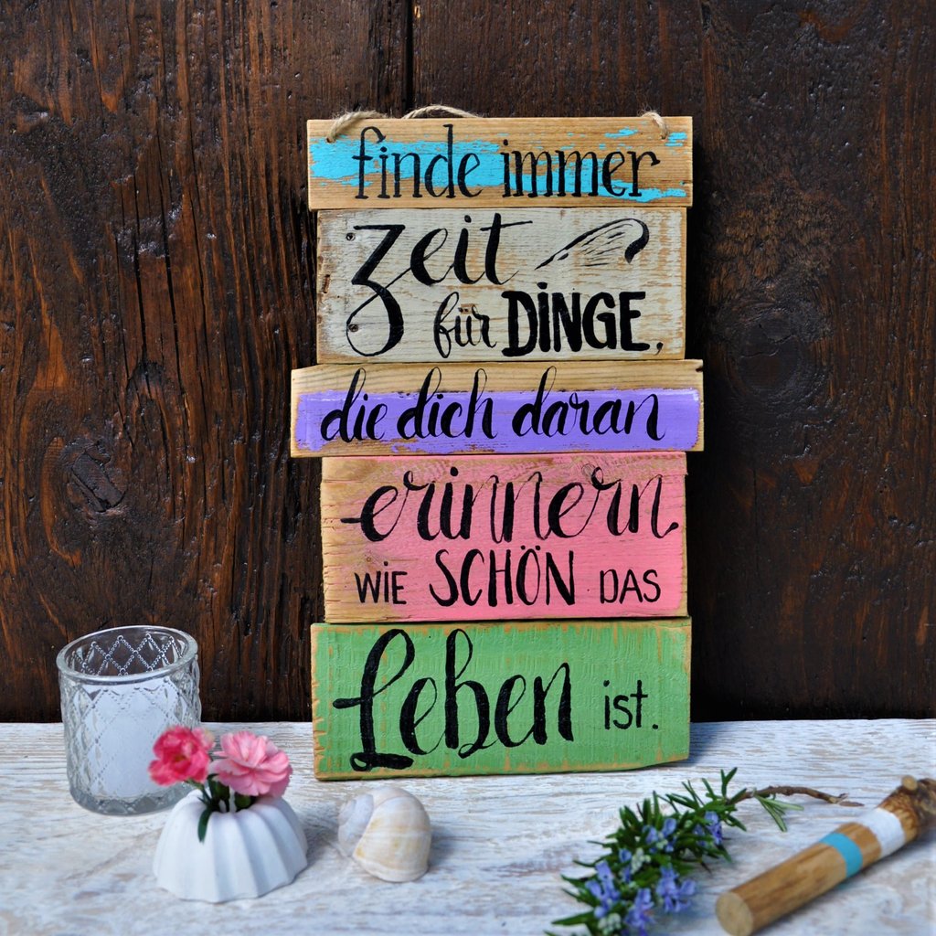 finde immer Zeit   Nr. 1     34cm/ 22cm  Fr. 65.-