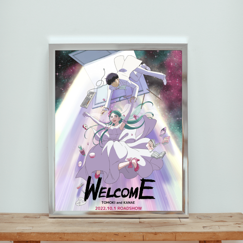 アニメ風似顔絵ウェルカムボード　インテリア２