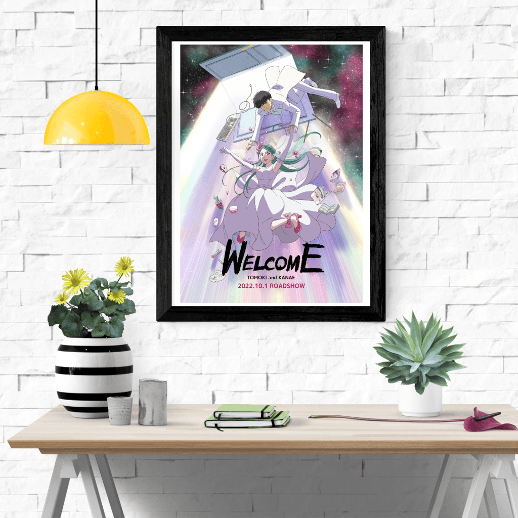 アニメ風似顔絵ウェルカムボード　インテリア１