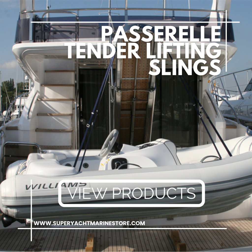 Passerelle Dinghy / tender lifting slings