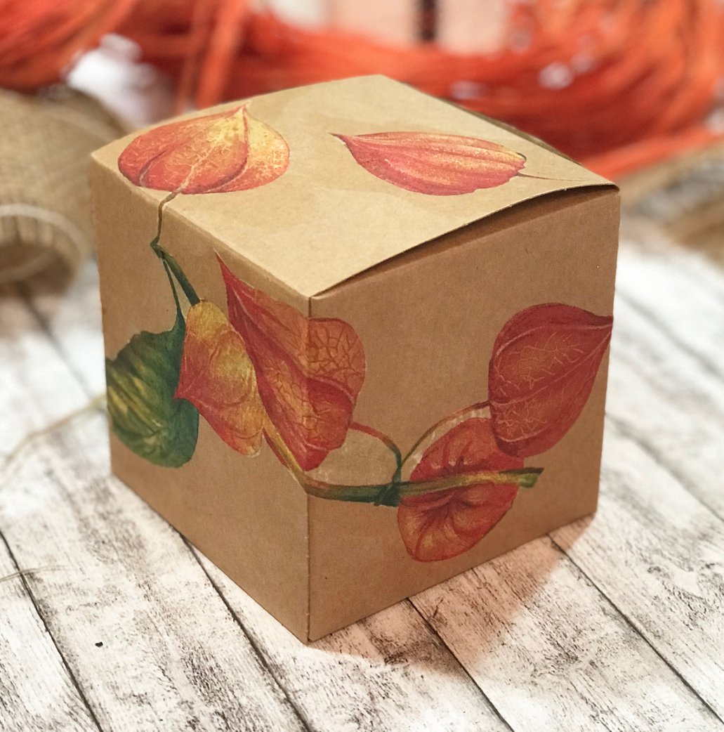 Geschenkschachtel Kraftkarton