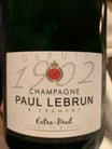 Champagne Paul Lebrun extra brut 'grand cru'