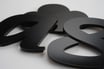 Black Gloss 3mm Custom shape - Laser cut