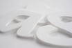 White Matt 3mm (1side matt, 1side gloss) Custom shape - Laser cut