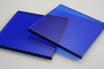 Tinted Dark Blue 3mm Rectangle/Square - Laser cut