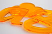 Tinted Orange 3mm Custom shape - Laser cut