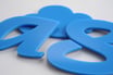 Sky Blue 3mm Custom shape - Laser cut