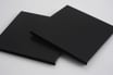 Black Matt 3mm (1side matt, 1side gloss) Rectangle/Square - Laser cut