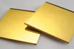 Gold Mirror acrylic 2mm Rectangle/Square - Laser cut