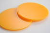 Orange Yellow 3mm Circle - Cut&Polish