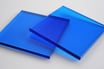 Tinted Blue 3mm Rectangle/Square - Laser cut