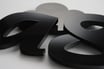 Black Gloss 5mm Custom shape - Laser cut