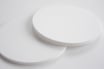White Matt 3mm (1side matt, 1side gloss) Circle - Cut&Polish