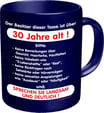 Tasse zum runden Geburtstag