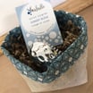 Coffret panière lin bleue