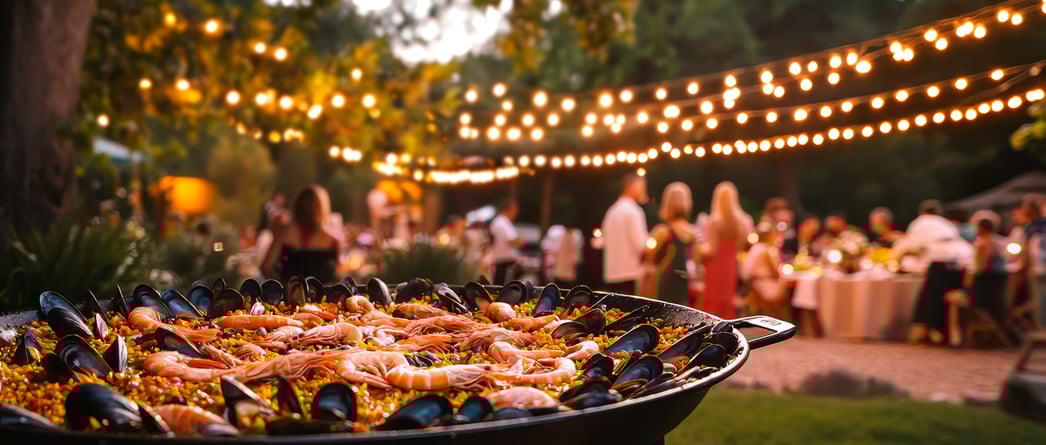 Paella géante pour entreprise