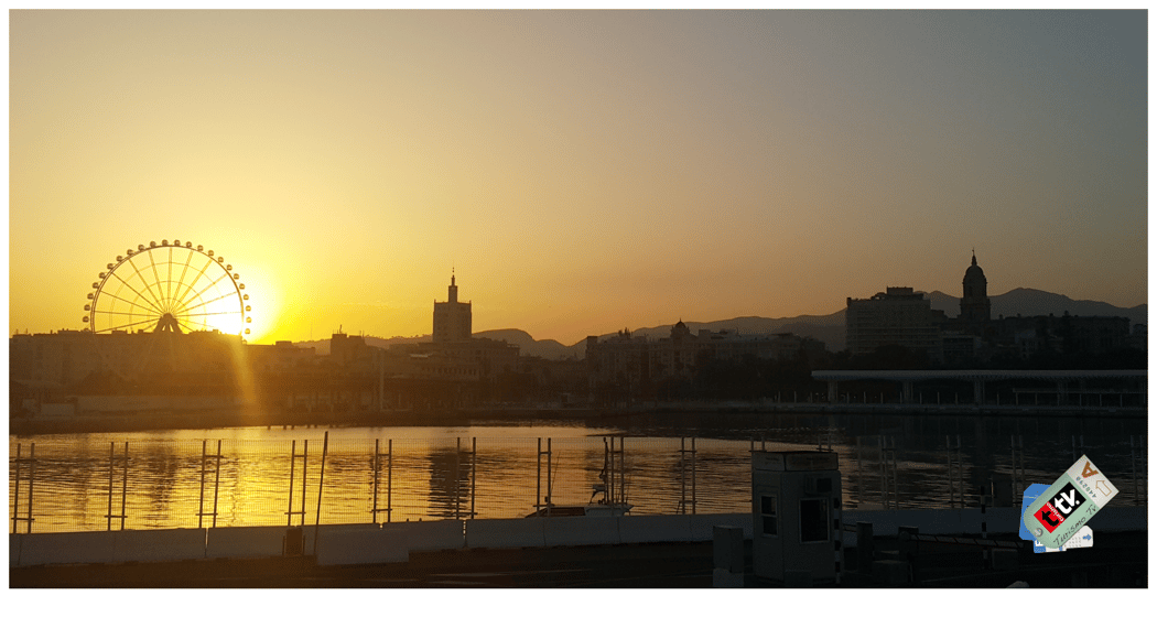 Atardecer en Málaga