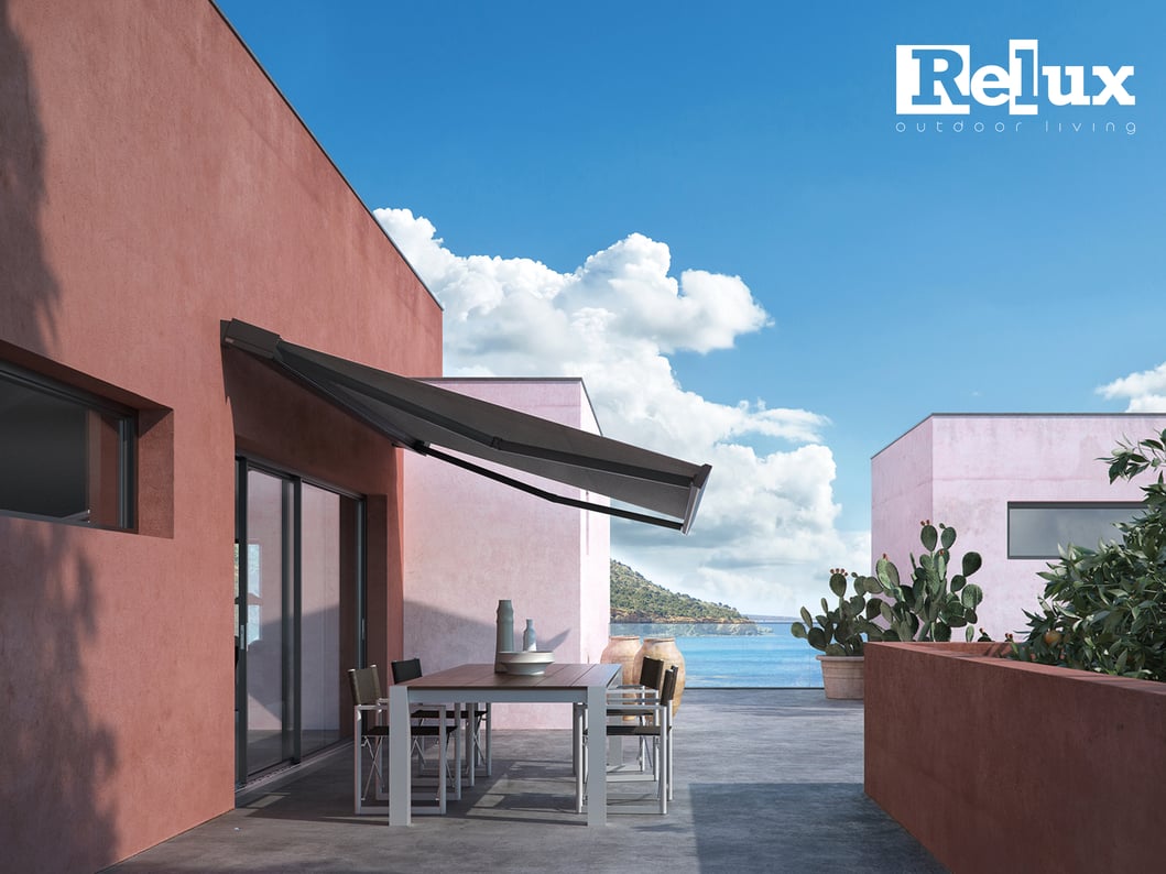 Gelenkarmmarkise, Kassettenmarkise der Marke Pratic für Terrasse oder Garten