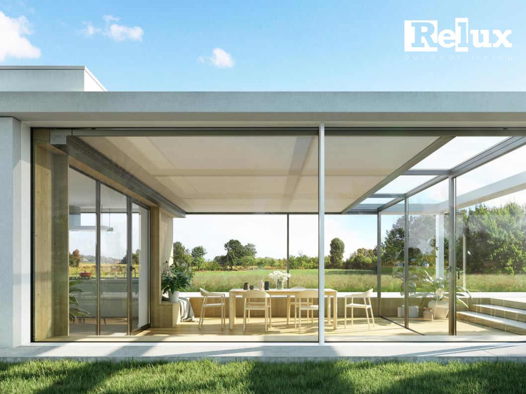 Wintergartenmarkise beschattet Glasüberdachung und Wintergärten und sorgt so für angenehme Temperaturen im Sommer