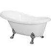 LION Claw Foot Acrylic Free Standing Bath - 1550, 1700mm