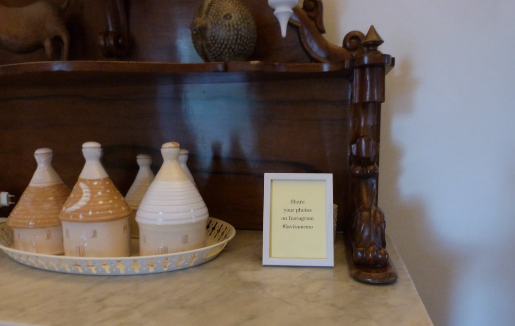 Trulli la Vita a Cono, spazi estreni