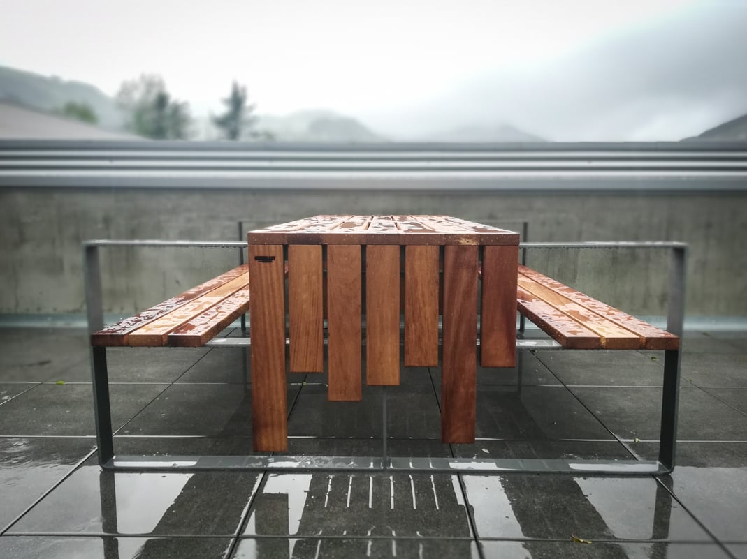 Diseño y fabricación de azotea y mobiliario (fase 1 de 2)