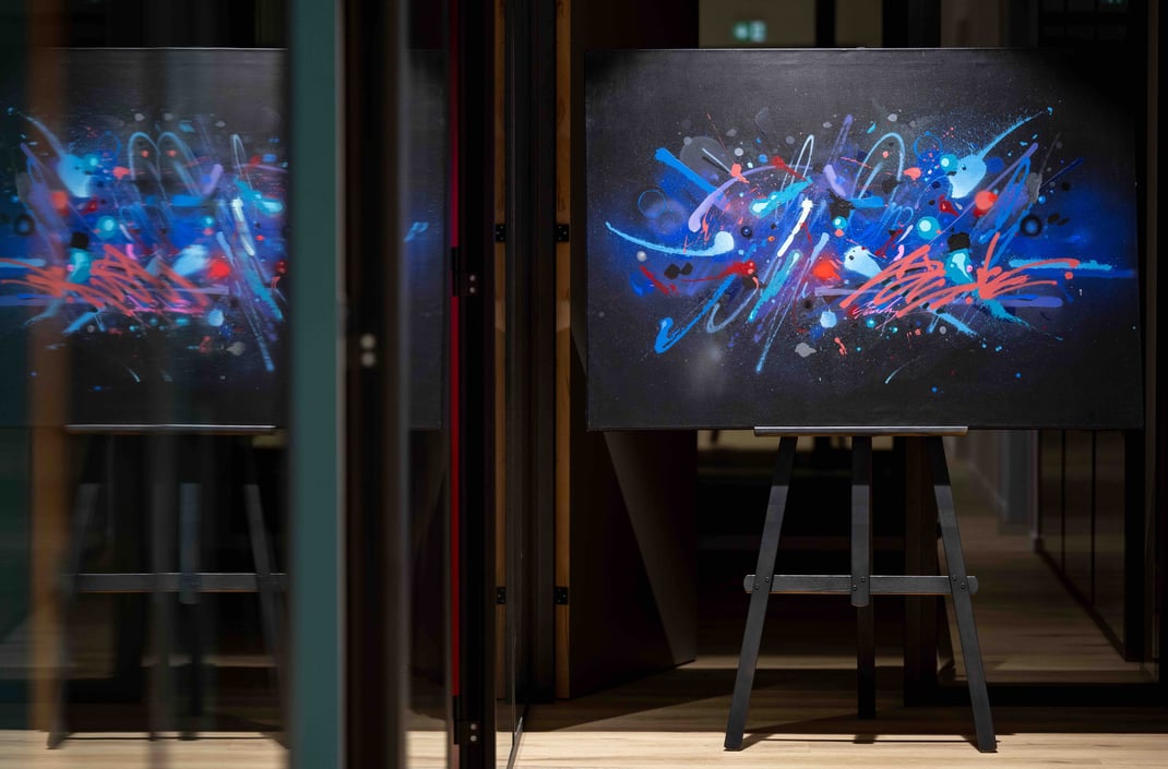 tableau street art de kendo deuxglik à Bordeaux en 2022