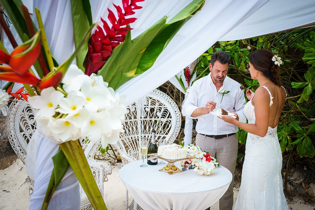 Strandhochzeit La Digue