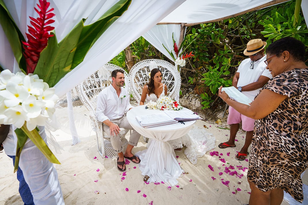 Strandhochzeit La Digue