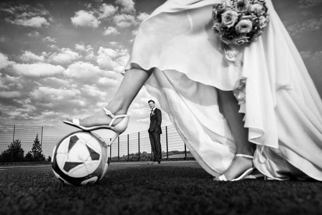 Hochzeitsfotos mit dem Brautpaar in Luxemburg