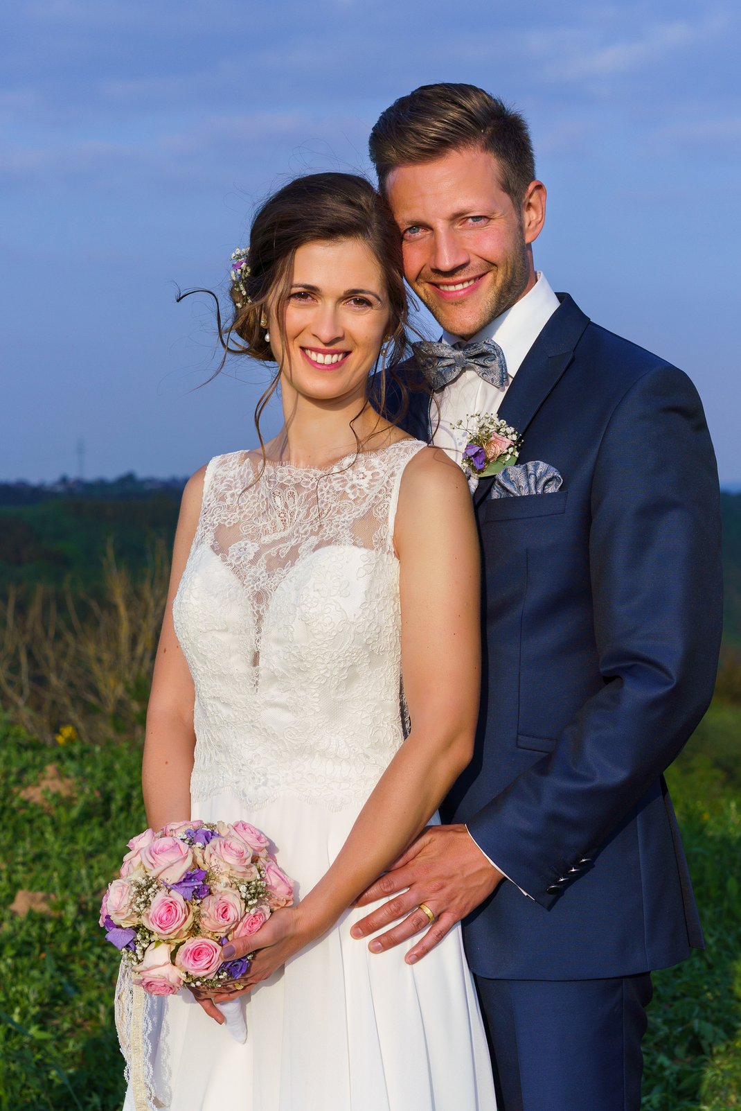 Hochzeitsfotos mit dem Brautpaar in Luxemburg