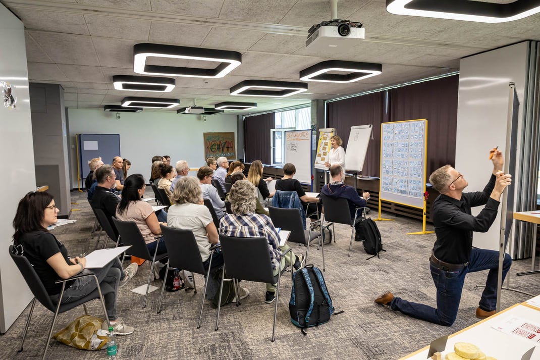 Neuland AG: Moderationsmarkt im Seminarhotel Sempachersee Nottwil/LU