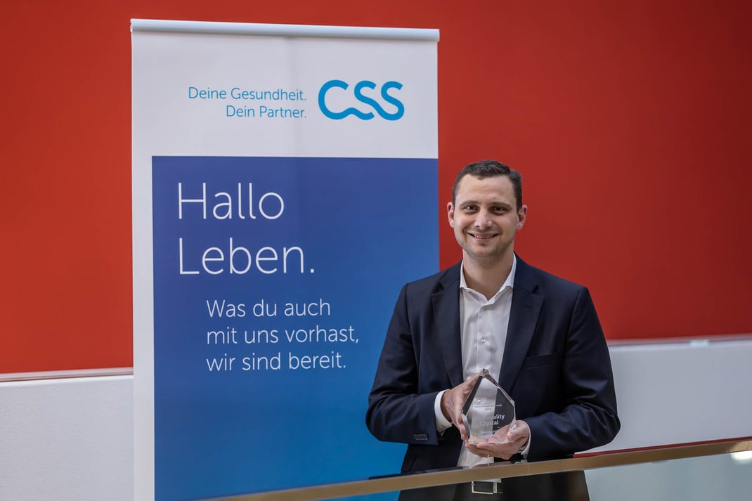 Gewinner "Patientenzufriedenheit Spitaler" Klinik Pyramide am See. 