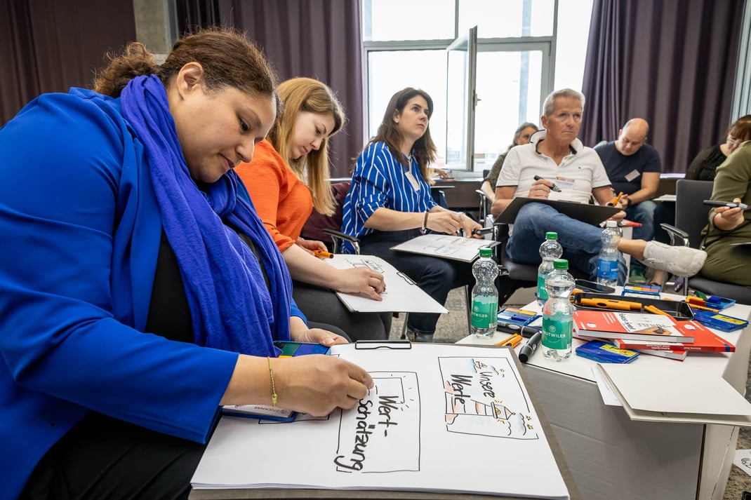 Neuland AG: Moderationsmarkt im Seminarhotel Sempachersee Nottwil/LU