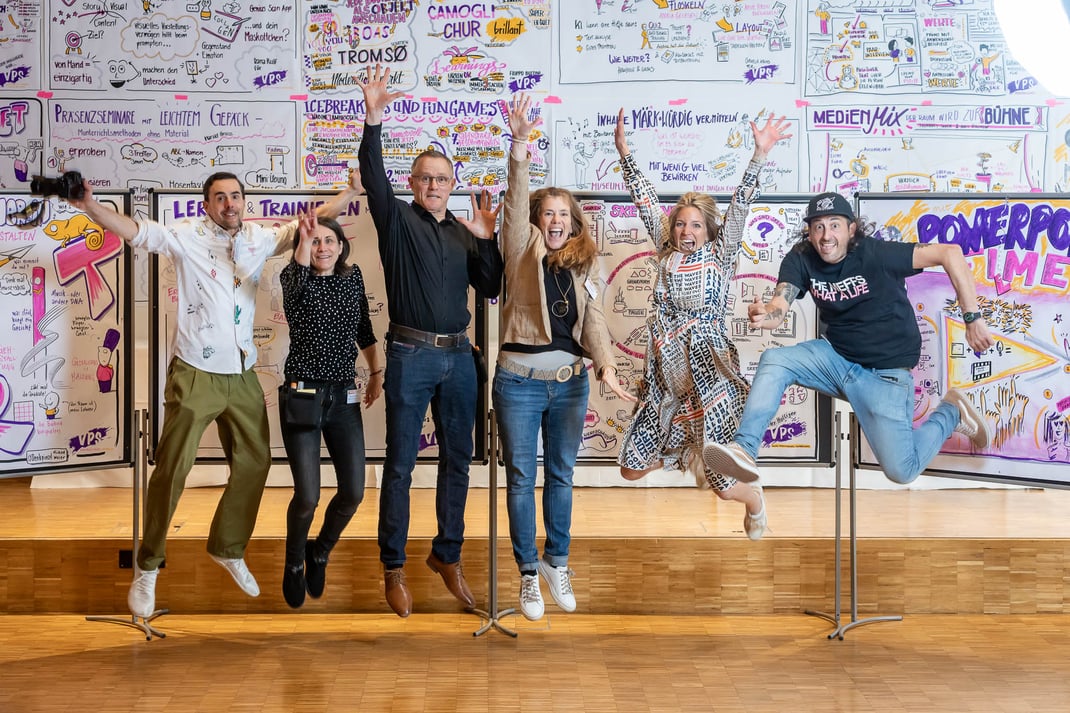 Sie zeigen Höchstleistungen am Moderationsmarkt: die Referentinnen und Referenten