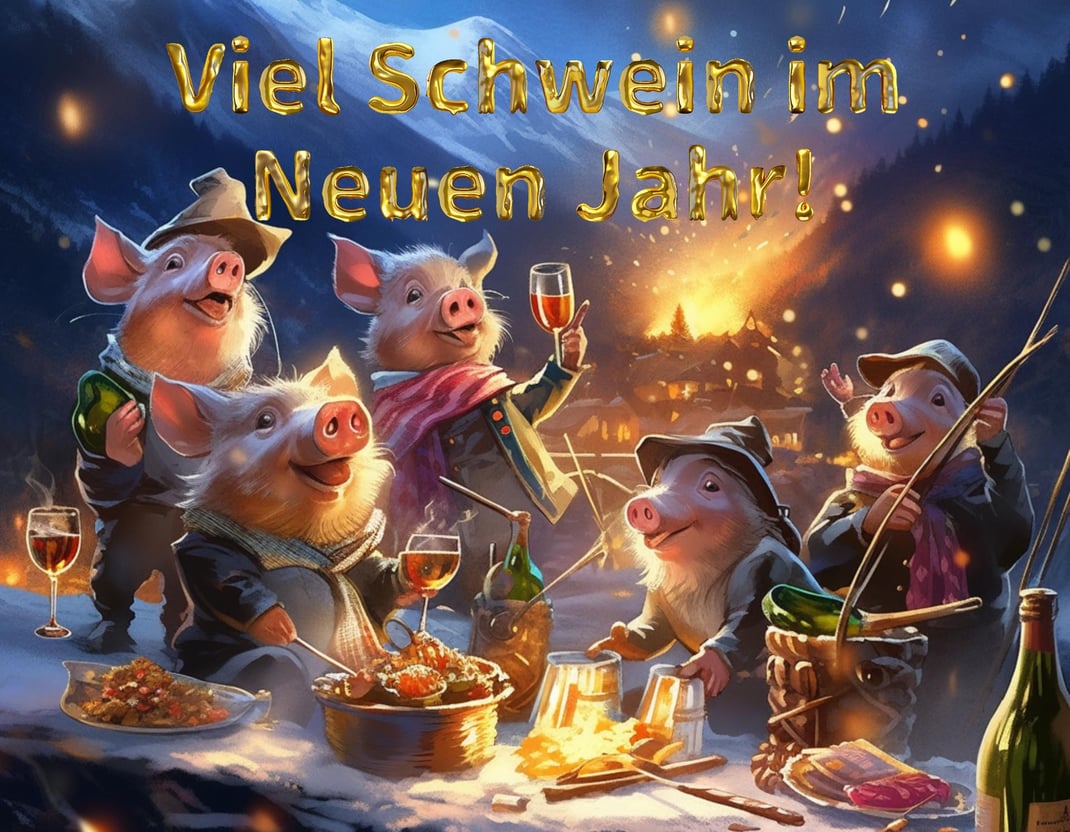 AUF EIN FRIEDVOLLES UND FRÖHLICHES 2024!