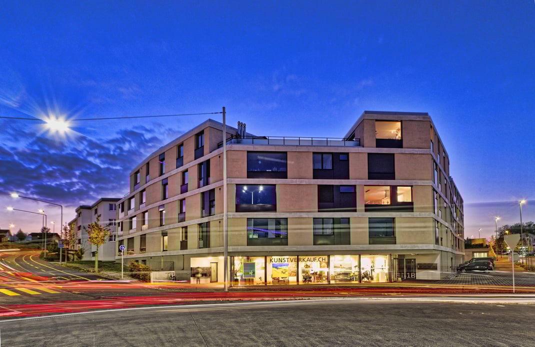 CAS GRUPPE AG: Fotodok Wohnüberbauung Mauensee beim Grosskreisel Sursee-Chotten